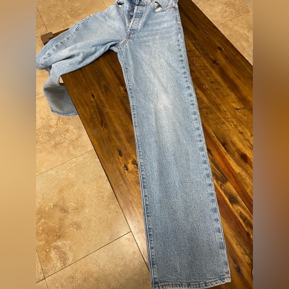 Levi’s Ribcage Full Length Women's Jeans, Samba Tango Light, Size 26 - Picture 6 of 6